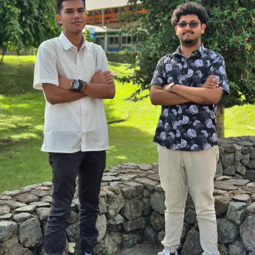 Anav Chand with Vishant Kumar